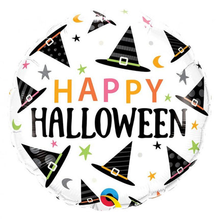 Happy Halloween Hat fólia lufi 46 cm