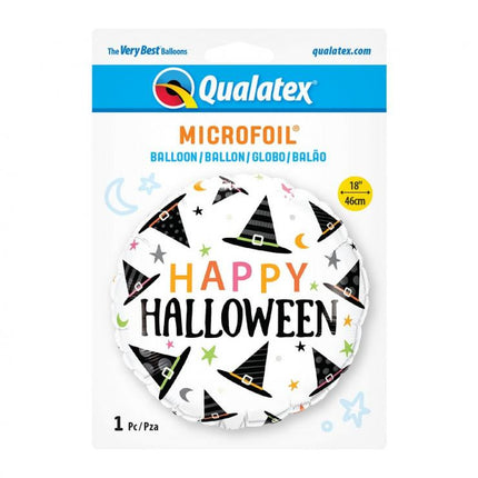 Happy Halloween Hat fólia lufi 46 cm