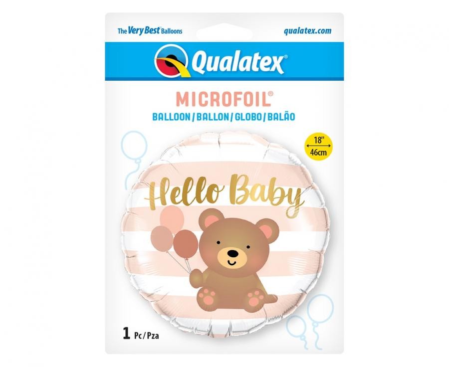 Hello Baby Bear fólia lufi 46 cm