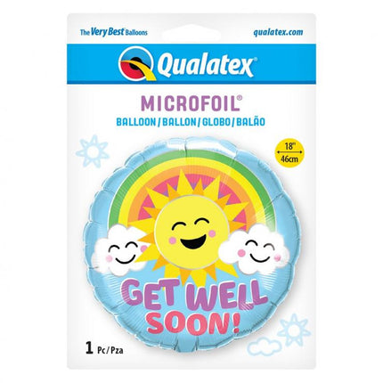 Get Well Soon Sunny fólia lufi 46 cm