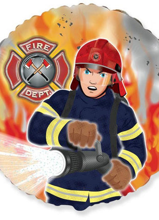 Tűzoltó Fireman fólia lufi 46 cm (WP)