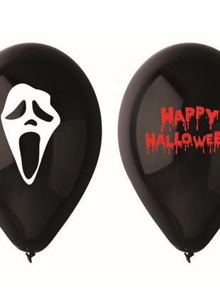 Halloween Scary léggömb, lufi 5 db-os 12 inch (30 cm)