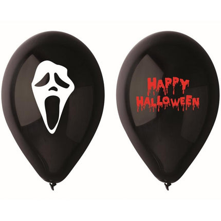 Halloween Scary léggömb, lufi 5 db-os 12 inch (30 cm)