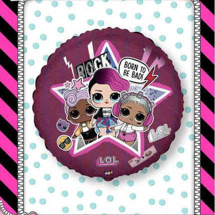 LOL Surprise Born to be Bad fólia lufi 45 cm