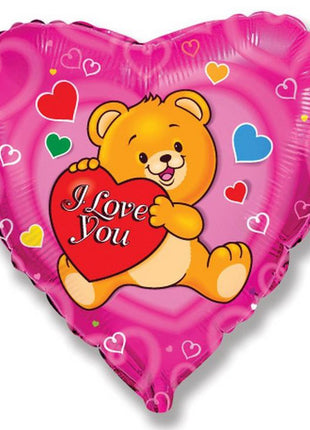 Szerelem Teddy fólia lufi 46 cm (WP)