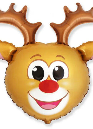 Rénszarvas Red Nose fólia lufi 72 cm (WP)