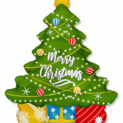 Christmas Tree, Karácsonyi fólia lufi 108 cm