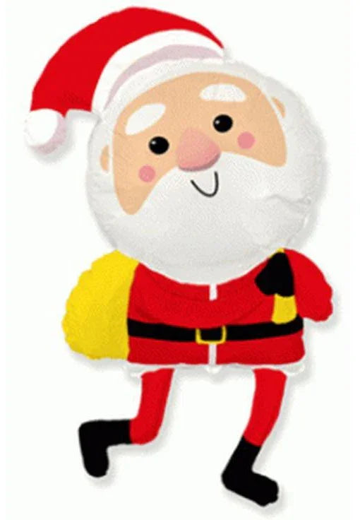 Santa Claus, Télapó fólia lufi 113 cm