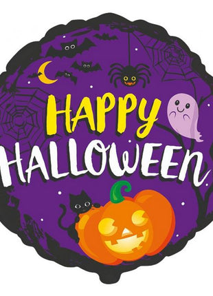Happy Halloween Purple fólia lufi 48 cm