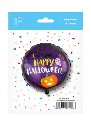 Happy Halloween Purple fólia lufi 48 cm