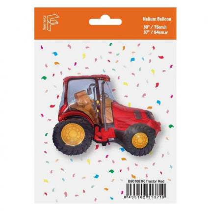Traktor Red fólia lufi 94 cm