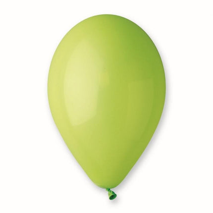Zöld Pistachio léggömb, lufi 10 db-os 10 inch (26 cm)