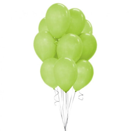 Zöld Pistachio léggömb, lufi 10 db-os 10 inch (26 cm)
