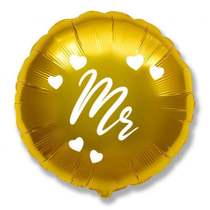 Arany Gold Mr fólia lufi 46 cm (WP)