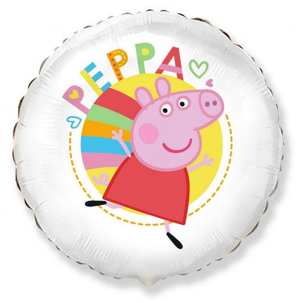 Peppa malac White fólia lufi 48 cm (WP)