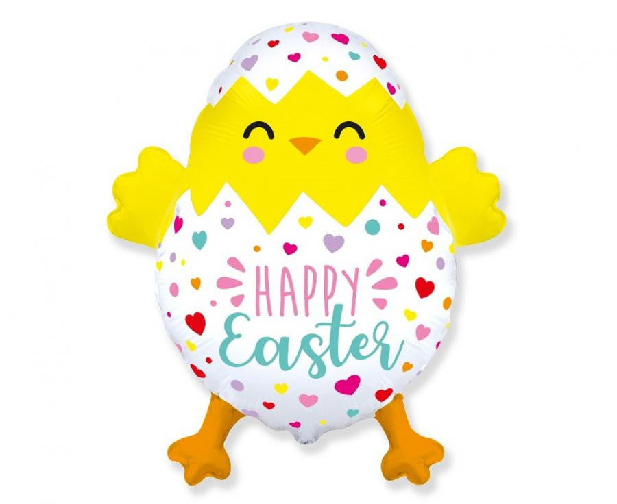 Húsvét Happy Chicken fólia lufi 81 cm (WP)