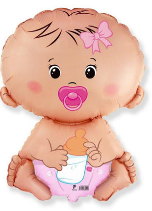 Baby Girl Pink fólia lufi 36 cm (WP)