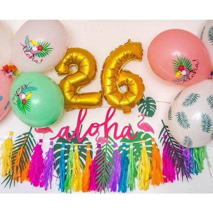 Toucan Aloha, Tukán léggömb, lufi 5 db-os 13 inch (33 cm)