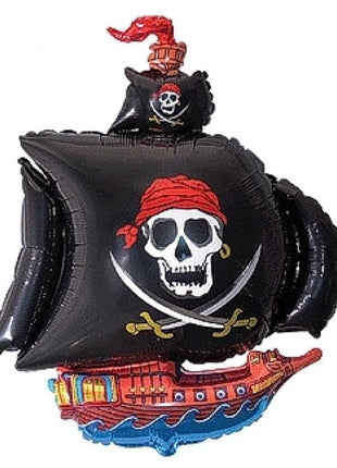 Kalózhajó Ship fólia lufi 36 cm (WP)