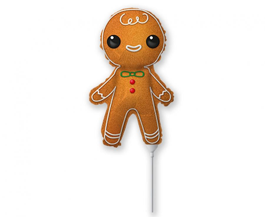 Gingerbread, Mézi fólia lufi 36 cm (WP)