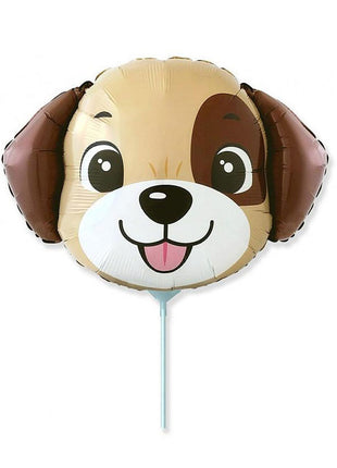 Kutyás Brown fólia lufi 36 cm (WP)
