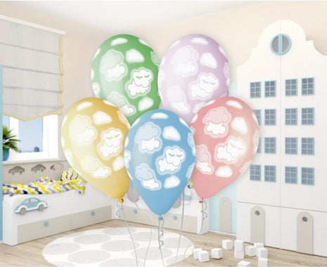 Felhők Colorful léggömb, lufi 5 db-os 13 inch (33 cm)