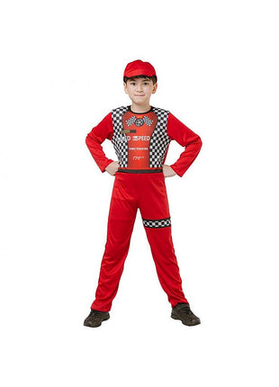 Autóversenyző Driver jelmez 120/130 cm