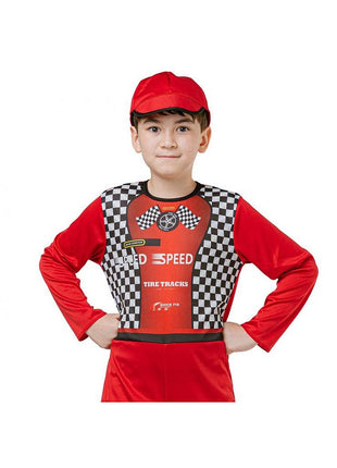 Autóversenyző Driver jelmez 130/140 cm