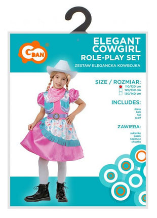 Cowgirl Elegant jelmez 110/120 cm