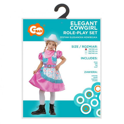 Cowgirl Elegant jelmez 130/140 cm