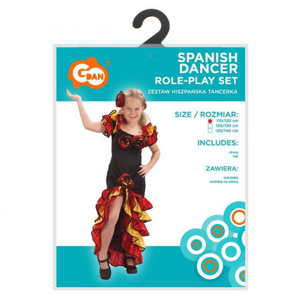 Táncos Spanish jelmez 120/130 cm