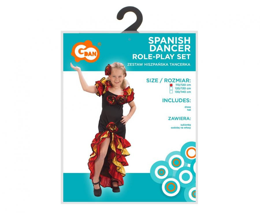 Táncos Spanish jelmez 130/140 cm
