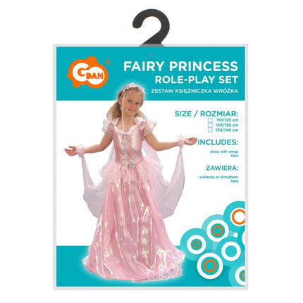 Hercegnő Fairy jelmez 130/140 cm