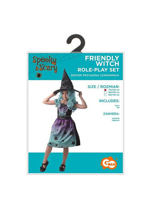 Boszorkány Friendly jelmez 130/140 cm