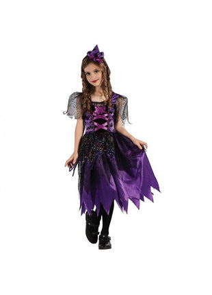 Boszorkány Purple jelmez 120/130 cm