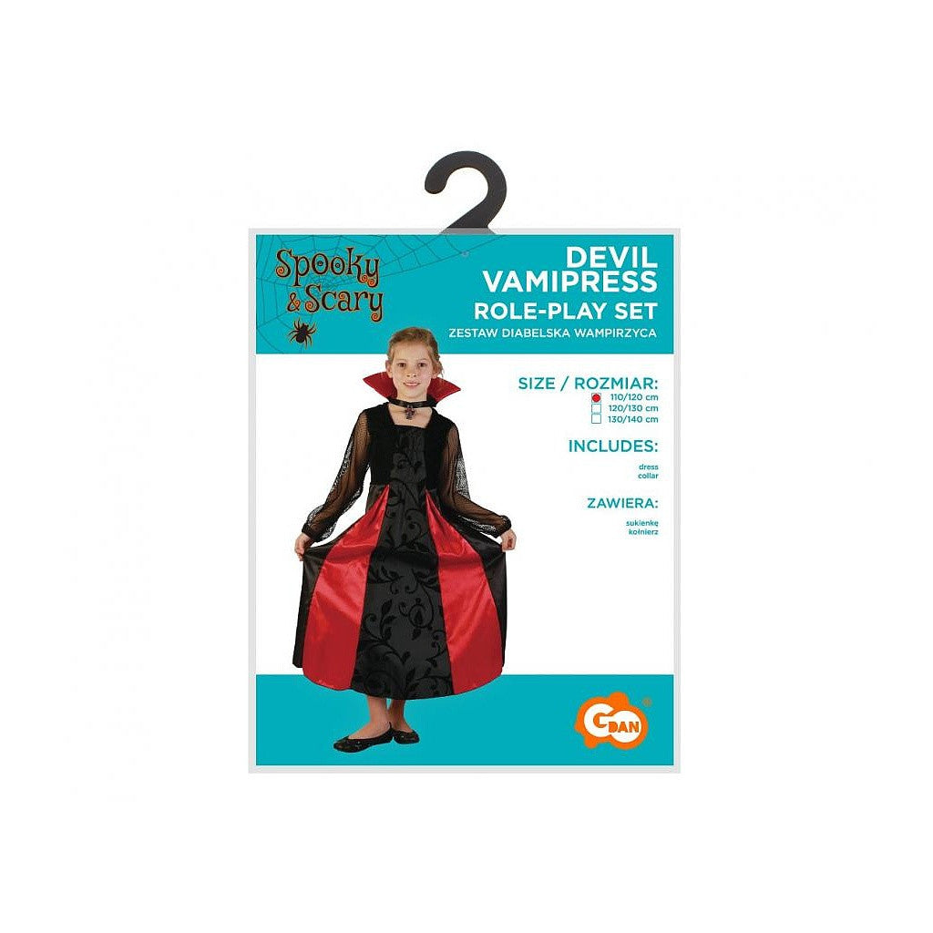 Vámpír Devil jelmez 130/140 cm