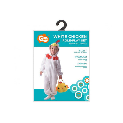 Csirke White jelmez 92/104 cm