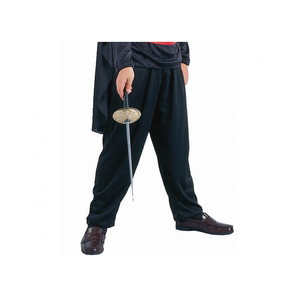 Álarcos kardforgató Black jelmez 110/120 cm