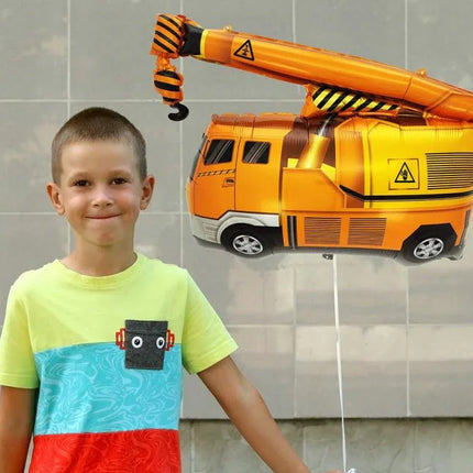 Darus teherautó Crane fólia lufi 65 cm