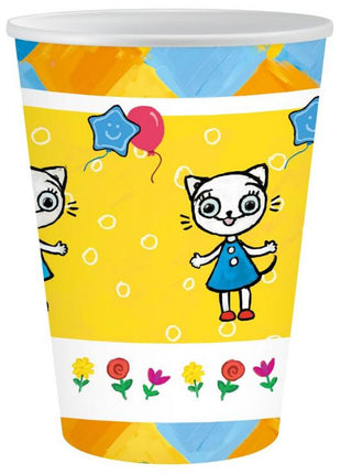 Cicás Kitty Kitten papír pohár 6 db-os 250 ml