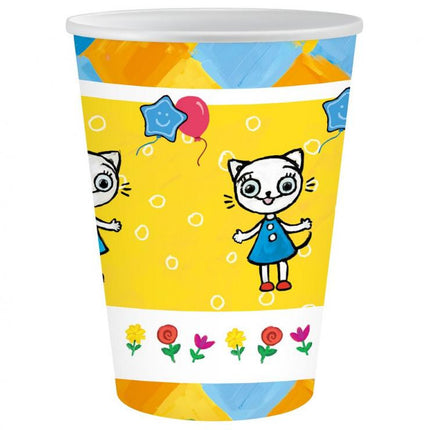 Cicás Kitty Kitten papír pohár 6 db-os 250 ml