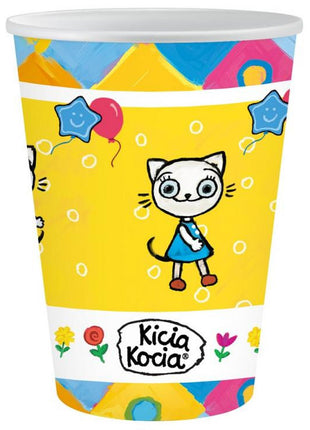 Cicás Kitty Kitten papír pohár 6 db-os 250 ml