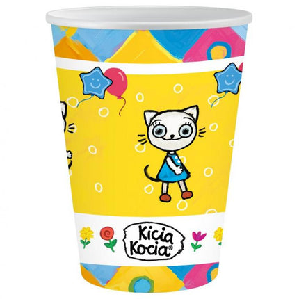 Cicás Kitty Kitten papír pohár 6 db-os 250 ml