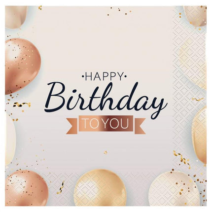 Happy Birthday Balloon szalvéta 20 db-os 33x33 cm
