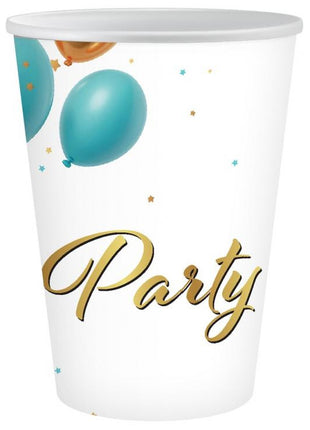 Party Balloon papír pohár 6 db-os 250 ml