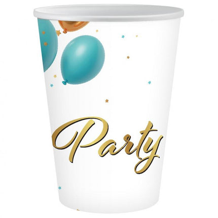 Party Balloon papír pohár 6 db-os 250 ml