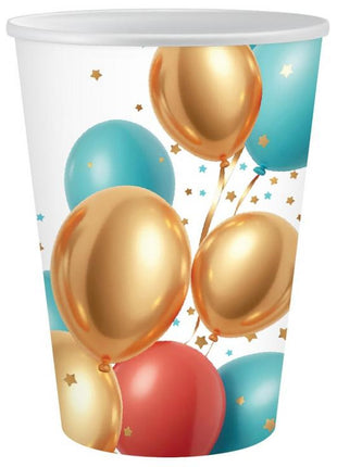 Party Balloon papír pohár 6 db-os 250 ml