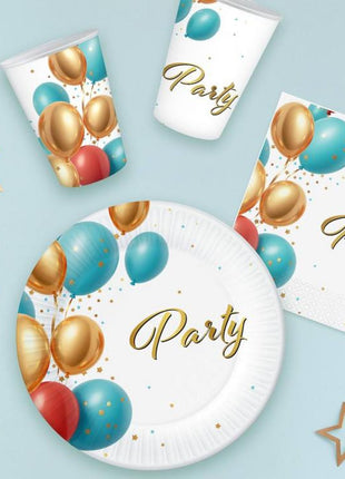 Party Balloon papír pohár 6 db-os 250 ml