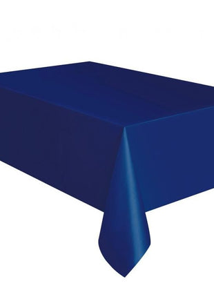 Dark Blue, Kék műanyag asztalterítő 137x274 cm