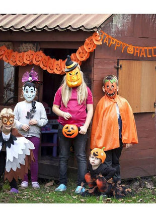 Halloween Tök papír girland 300 cm